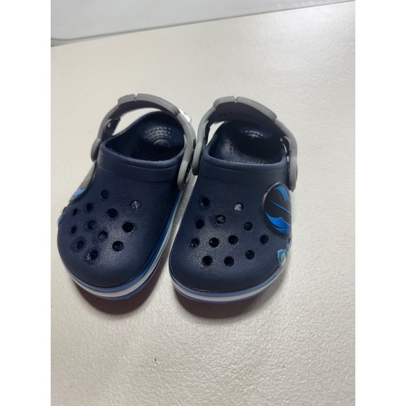 Crocs Star Wars Skywalker Clog Kids Size 6 C Navy Blue 15 cm - Picture 4 of 12